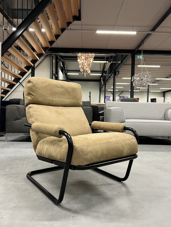 Image 1 of Gelderland Meneer Oberman 601 Fauteuil bruin leer