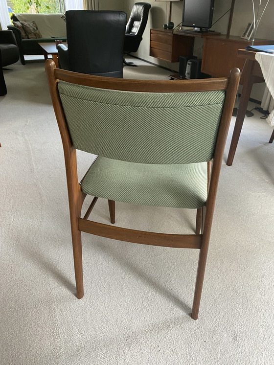 Image 1 of Vintage teak eettafel met 4x stoelen