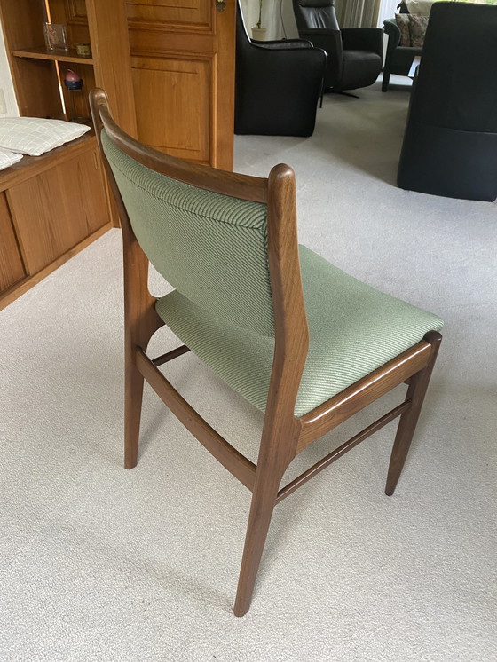 Image 1 of Vintage teak eettafel met 4x stoelen