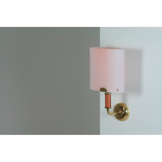 Image 1 of Paar vintage Murano glazen wandlampen van Vetri, Italië 1960