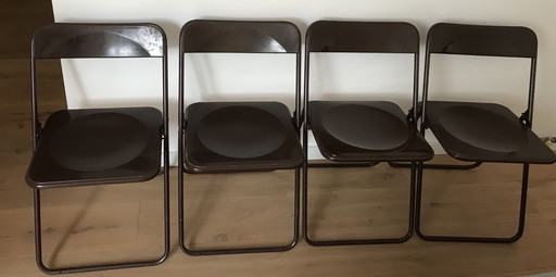 4X Vintage Klapstoelen.