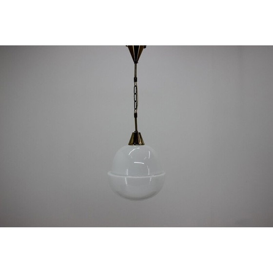 Image 1 of Vintage messing hanglamp, Tsjecho-Slowakije 1960