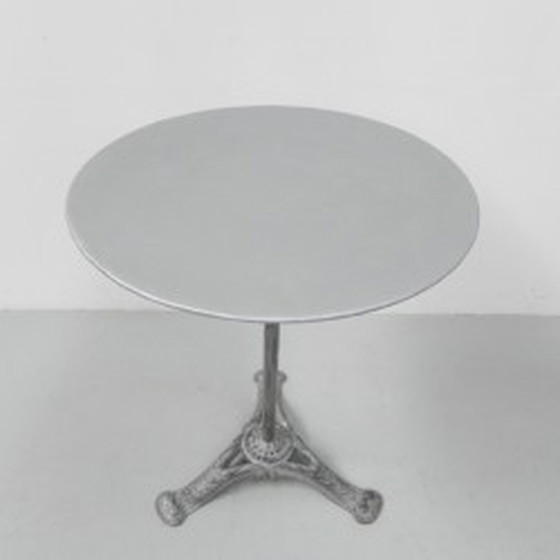 Image 1 of Art Deco Bistrotafel, tuintafel met gietijzeren onderstel - jaren 1930