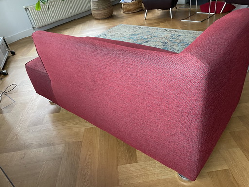 Gelderland 4800 Chaise Longue Rood, Links Voorstaand