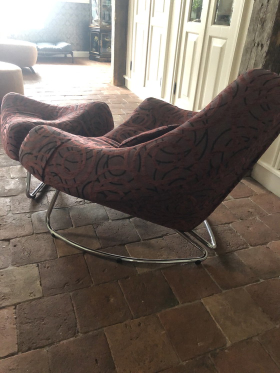 Image 1 of Design fauteuil Met Hocker