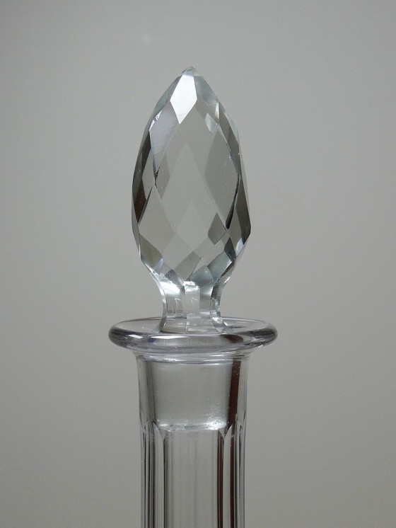 Image 1 of Vintage/Ancienne Baccarat geslepen kristallen wijnkaraf model Nancy