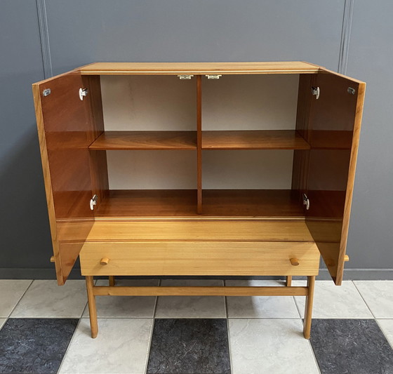 Image 1 of Jitona Highboard In Glanzend Hout 1970S