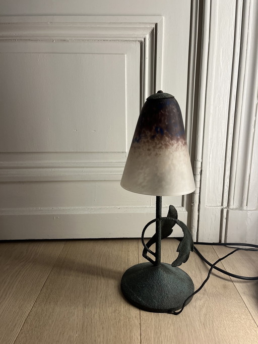 Schneider Art Nouveau Lamp