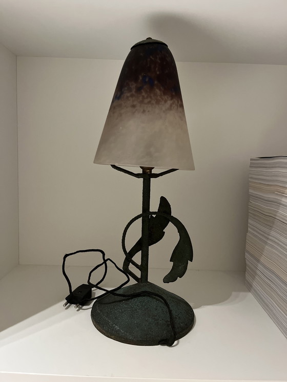 Image 1 of Schneider Art Nouveau Lamp