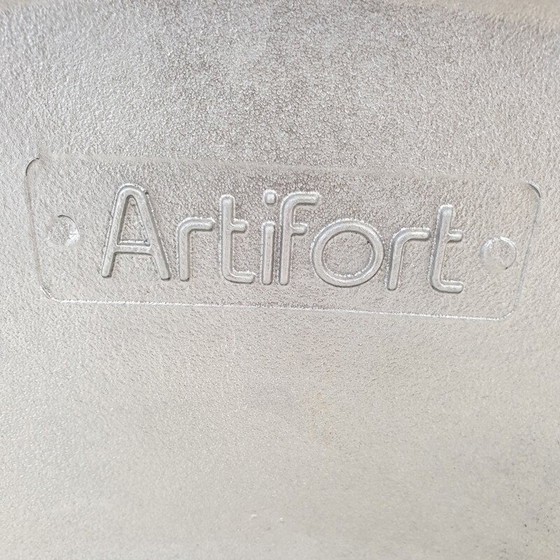 Image 1 of Vintage ronde houten eettafel door Pierre Paulin voor Artifort, 2000