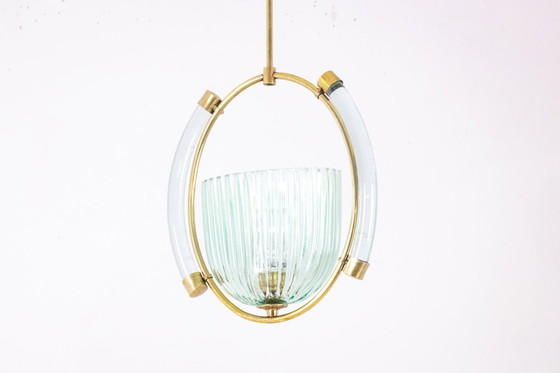 Image 1 of Barovier & Toso. Murano glazen lantaarn. 1950s.