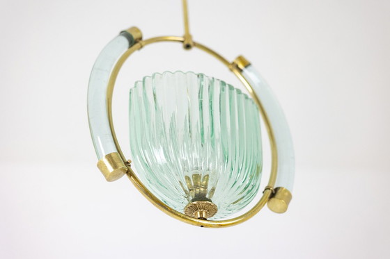 Image 1 of Barovier & Toso. Murano glazen lantaarn. 1950s.