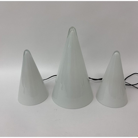 Image 1 of Set van 3 vintage tipi tafellampen voor SCE, jaren 1970