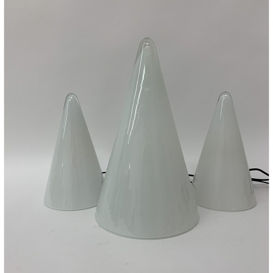 Image 1 of Set van 3 vintage tipi tafellampen voor SCE, jaren 1970