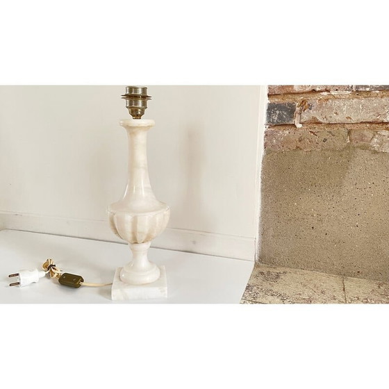 Image 1 of Vintage lamp in albast steen