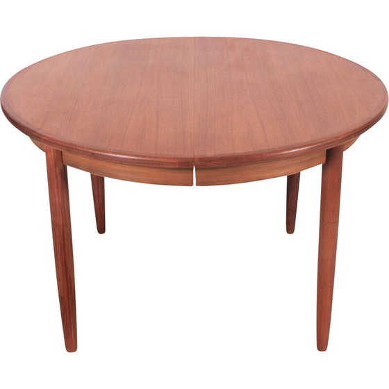 Image 1 of Scandinavische vintage teakhouten uitschuifbare tafel