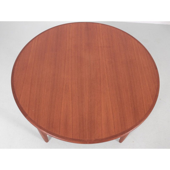 Image 1 of Scandinavische vintage teakhouten uitschuifbare tafel