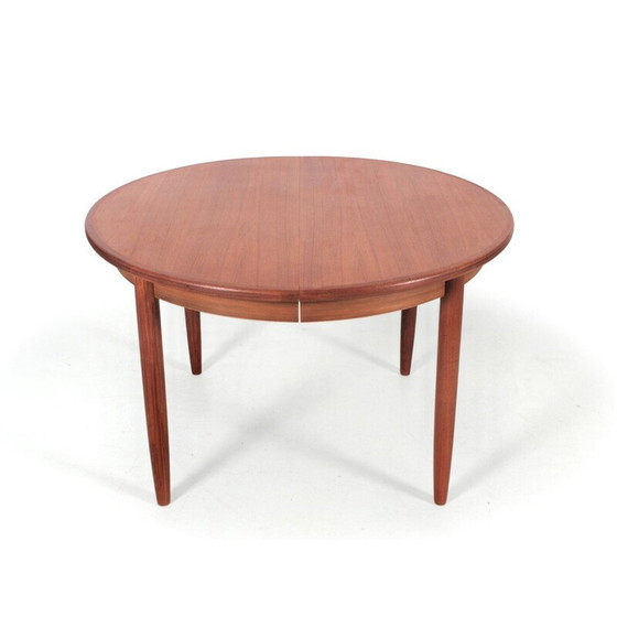 Image 1 of Scandinavische vintage teakhouten uitschuifbare tafel