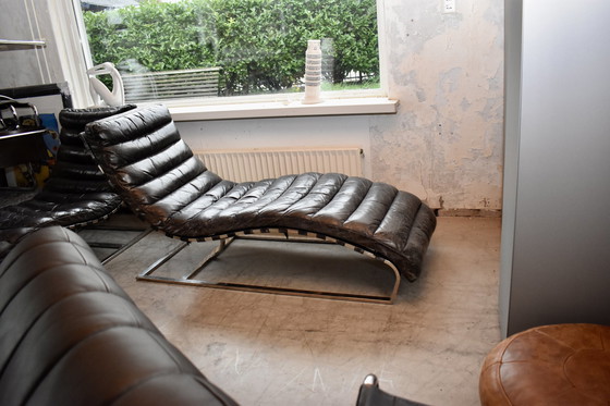 Image 1 of Prachtige Restore Hardware Oviedo Mies Van Der Rohe Chaise Lounge