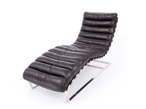 Image 1 of Prachtige Restore Hardware Oviedo Mies Van Der Rohe Chaise Lounge