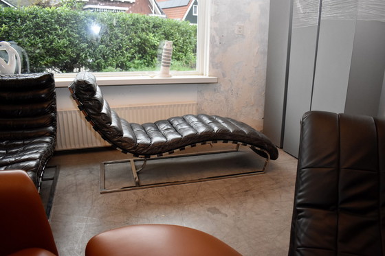 Image 1 of Prachtige Restore Hardware Oviedo Mies Van Der Rohe Chaise Lounge