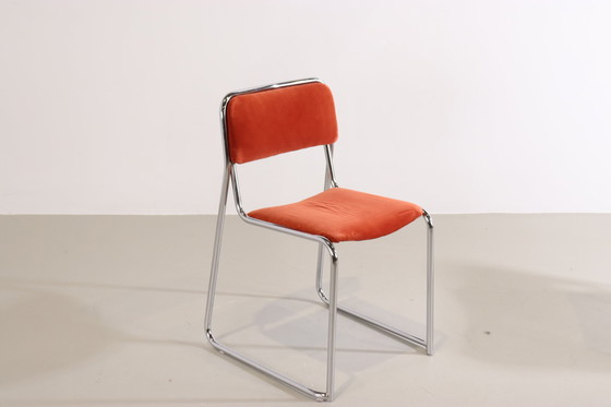 Image 1 of 2x Vintage Buisframe Stoelen