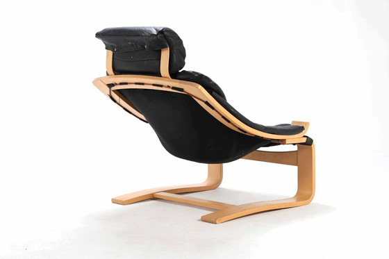 Image 1 of Scandinavisch ontwerp Nelo Ake Fribyter Loungestoel 'Kroken'