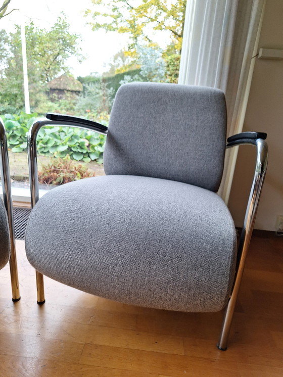 Image 1 of 2X Movani Bouwhuis Fauteuils Grijs