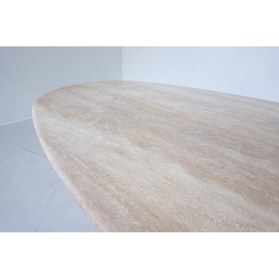 Image 1 of Vintage travertin eettafel