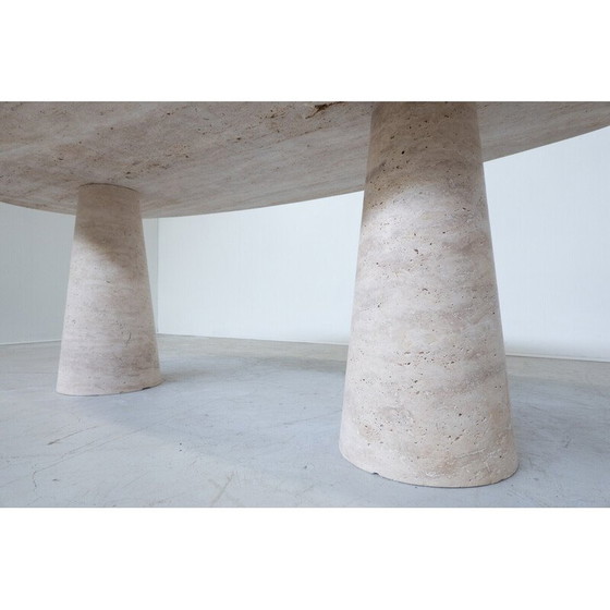 Image 1 of Vintage travertin eettafel