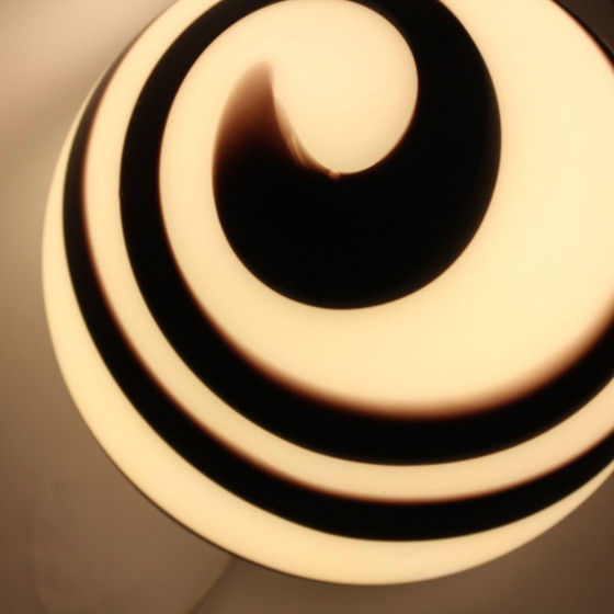 Image 1 of Matglazen Swirl Lamp