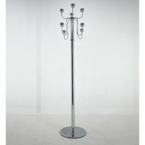Image 1 of Vintage verchroomde kapstok, Italië 1960