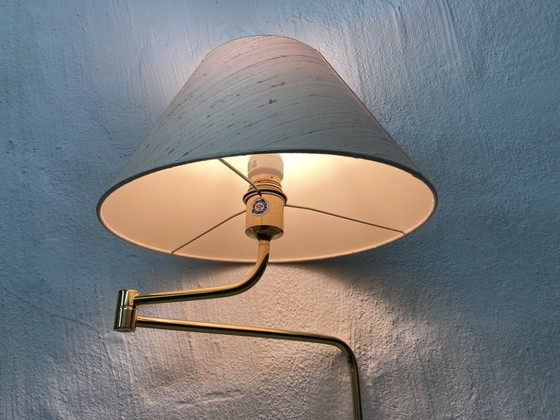 Image 1 of Florian Schulz Lesan wandlamp van messing