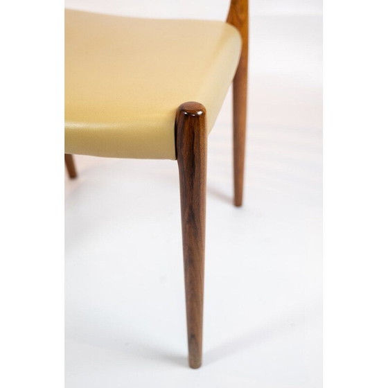 Image 1 of Set van 4 vintage eetkamerstoelen van N.O. Moller 1960