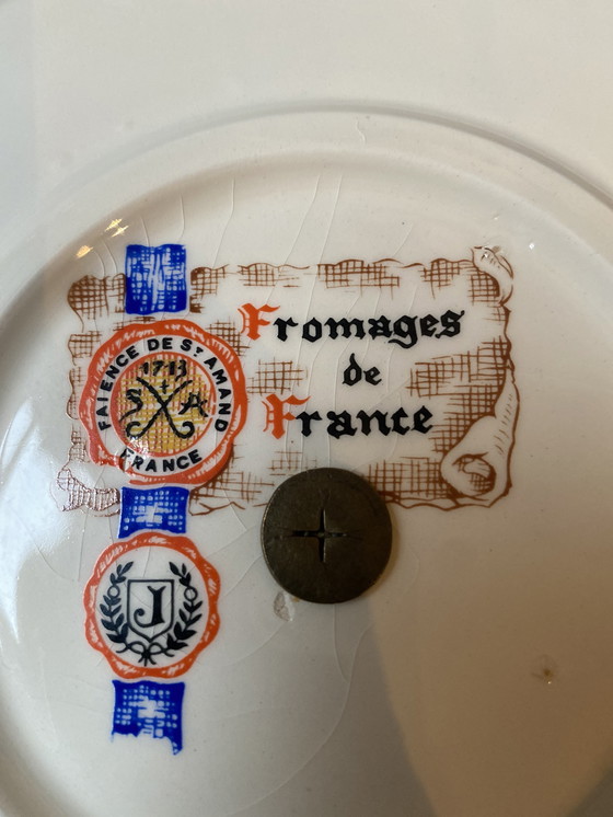 Image 1 of Vintage grote kaasplank Fromages de France