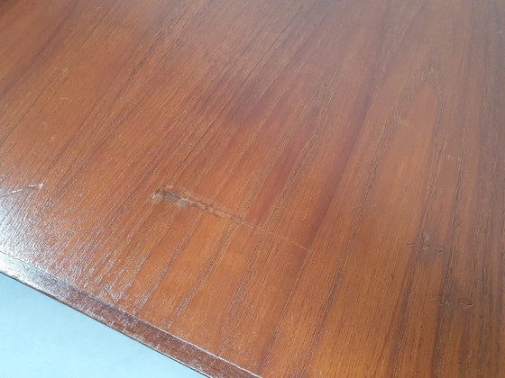 Image 1 of Mid-Century tafel van Topform. Eettafel uitschuifbaar.