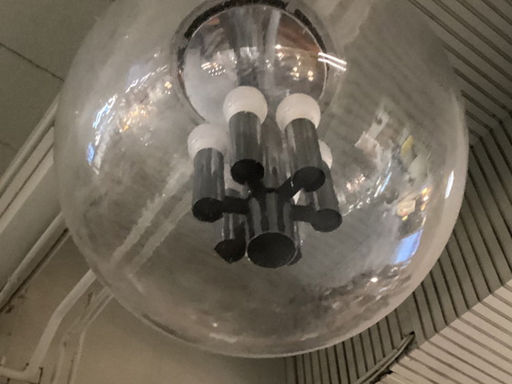 Image 1 of Grote Glashütte Lamp Doorsnede 50Cm Vintage Globe