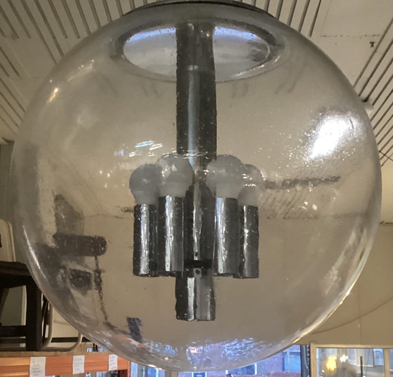 Image 1 of Grote Glashütte Lamp Doorsnede 50Cm Vintage Globe