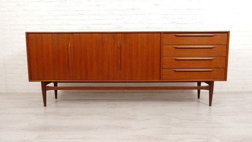 Vintage Dressoir | Heinrich Riestenpatt | Teak | 225 Cm