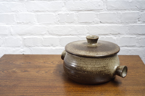 Image 1 of Franse keramische pot van Jean Tessier, jaren 1970