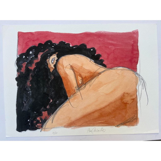 Vintage print de look van de favoriet door Ana Miralles