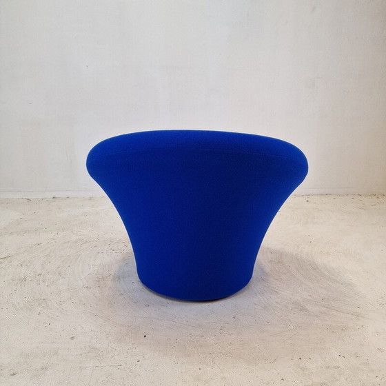 Image 1 of Vintage fauteuil met voetenbank in Kvadrat wollen stof van Pierre Paulin voor Artifort, 1960