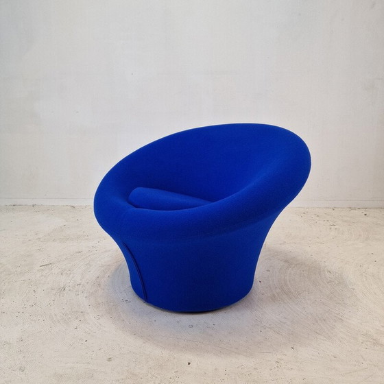 Image 1 of Vintage fauteuil met voetenbank in Kvadrat wollen stof van Pierre Paulin voor Artifort, 1960