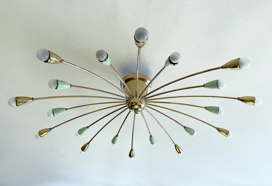 Image 1 of Xxl Vintage Italiaanse Spoetnik Hanglamp