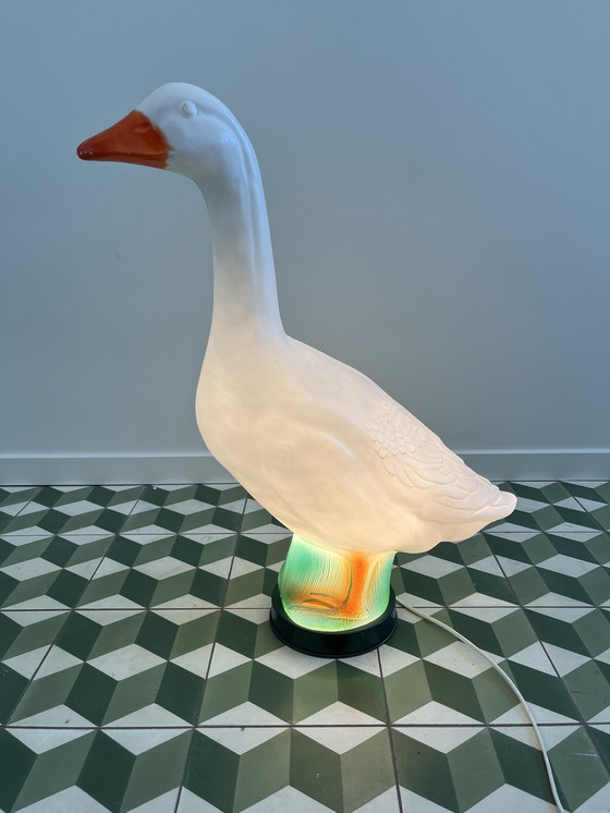 Image 1 of Vintage Gladys Goose Lamp