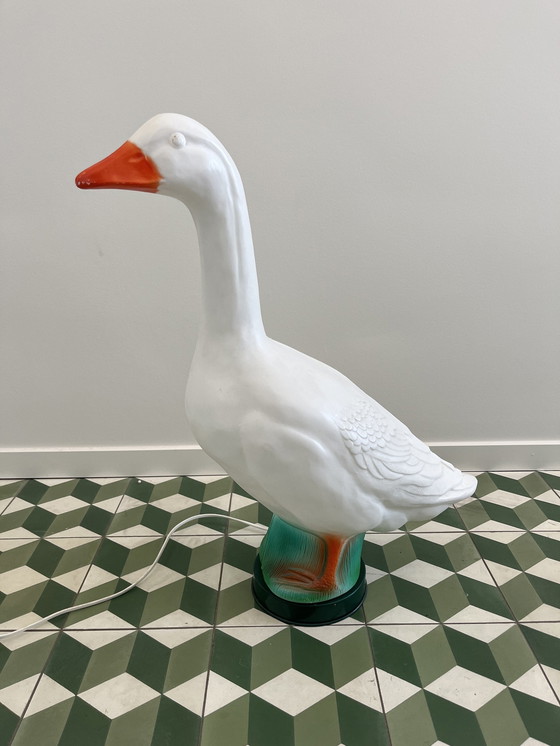 Image 1 of Vintage Gladys Goose Lamp