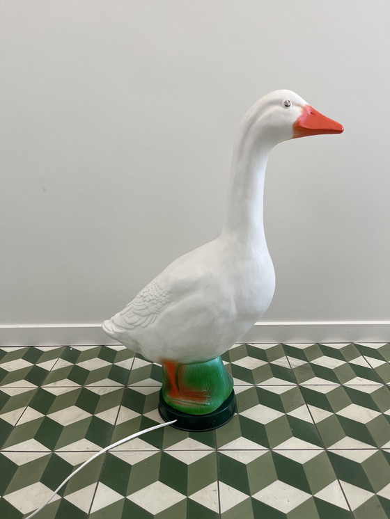 Image 1 of Vintage Gladys Goose Lamp