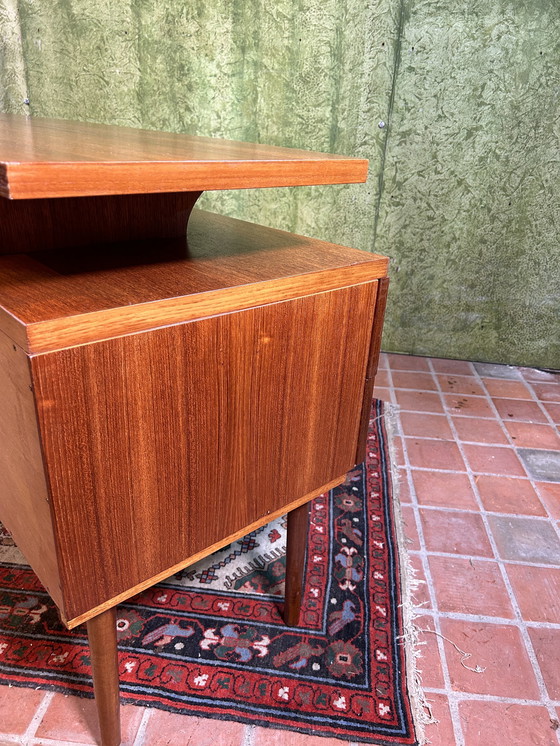 Image 1 of Mid century retro vintage teak bureau van GPlan 1960