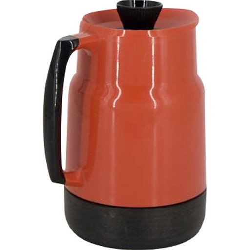 Vintage thermoskan van Sigvard Bernadotte voor Husqvarna Borstfabrik, Scandinavisch 1960