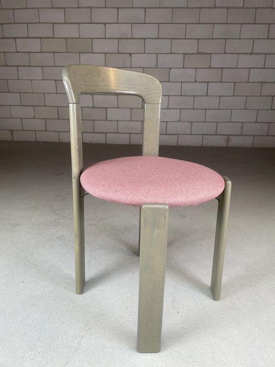 Image 1 of 4x Bruno Rey chair groen/roze